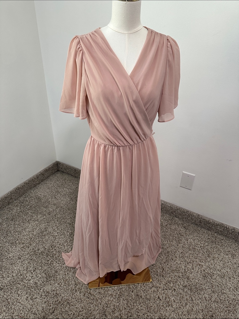 🏰 Soieblu Chiffon Wrap Dress